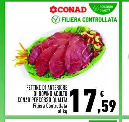 Fettine di anteriore di bovino adulto