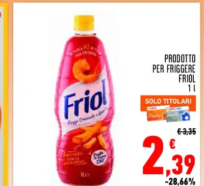 Fryol prodotto per friggere
