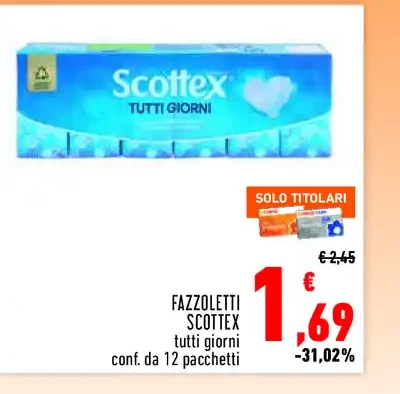 Fazzoletti Scottex Tutti Giorni