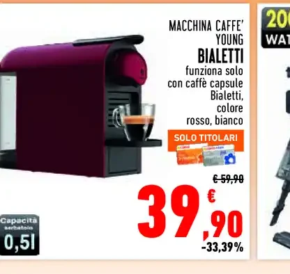 Macchina caffè Young Bialetti