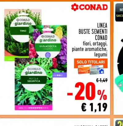 Buste semi Conad Giardino