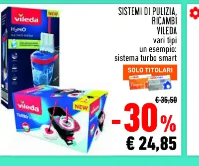 Sistemi di pulizia ricambi Vileda