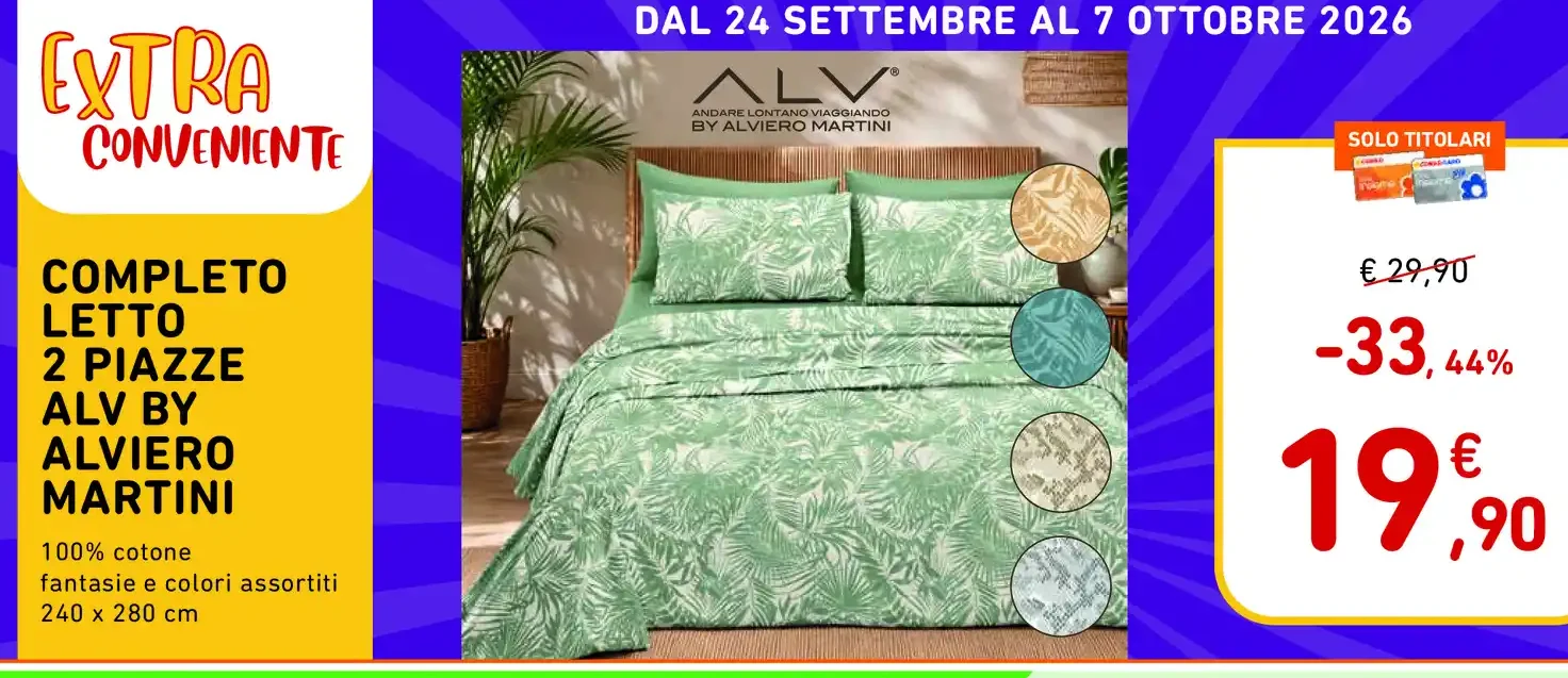 Completo letto 2 piazze ALV by Alviero Martini