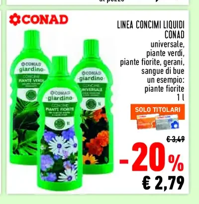 Concime liquido Conad