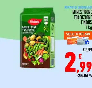 Minestrone tradizione Findus