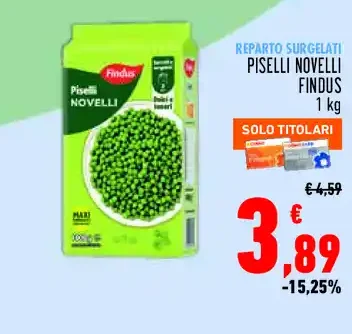 Piselli novelli Findus