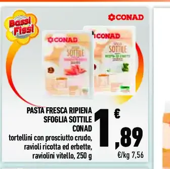 Pasta fresca ripiena Sfoglia Sottile Conad