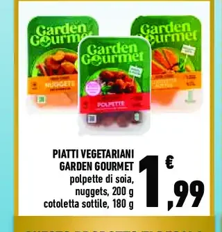 Piatti vegetariani Garden Gourmet