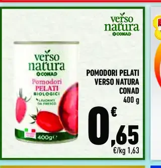 Pomodori pelati biologici