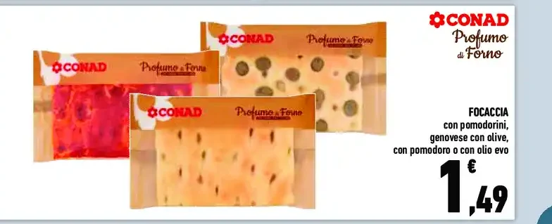 Focaccia Conad