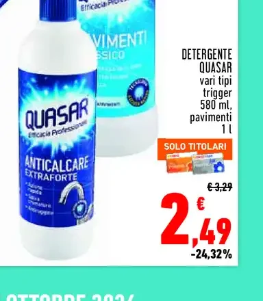Detergente Quasar