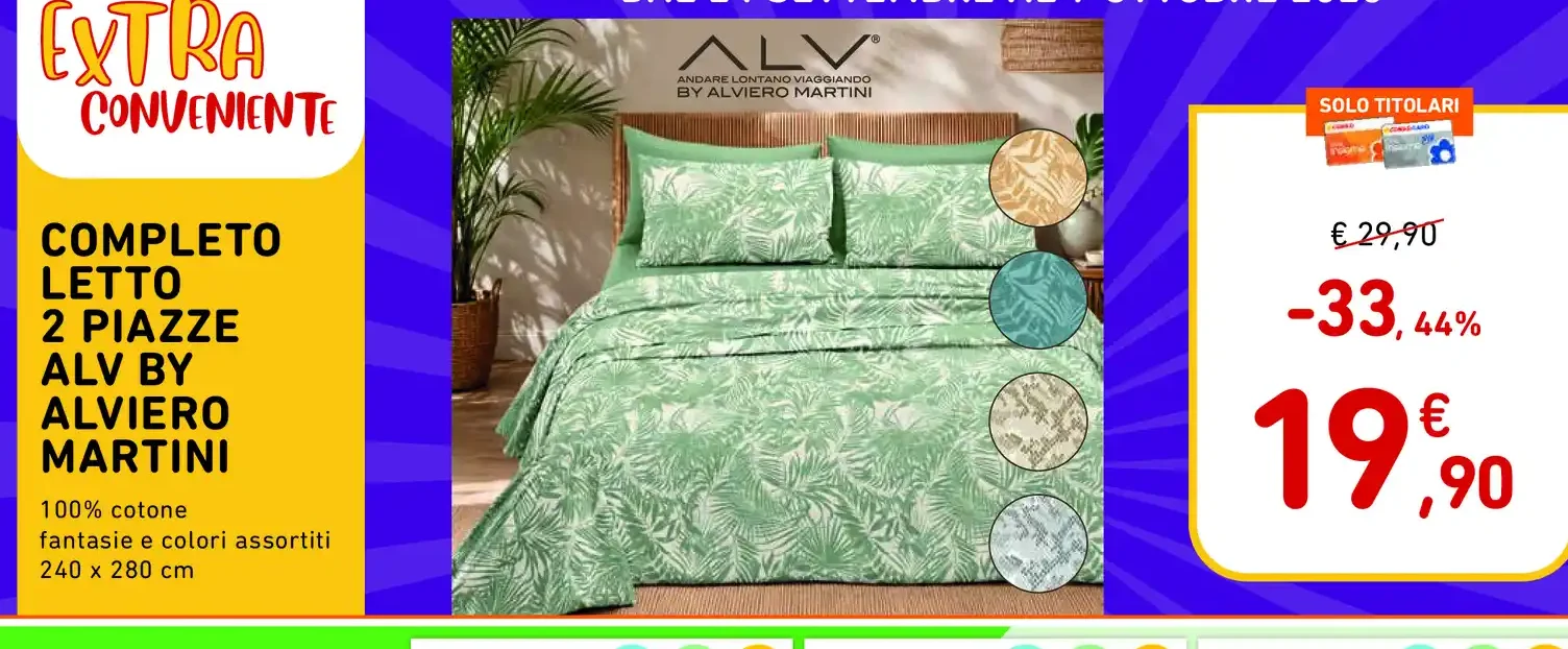 Completo letto 2 piazze ALV by Alviero Martini