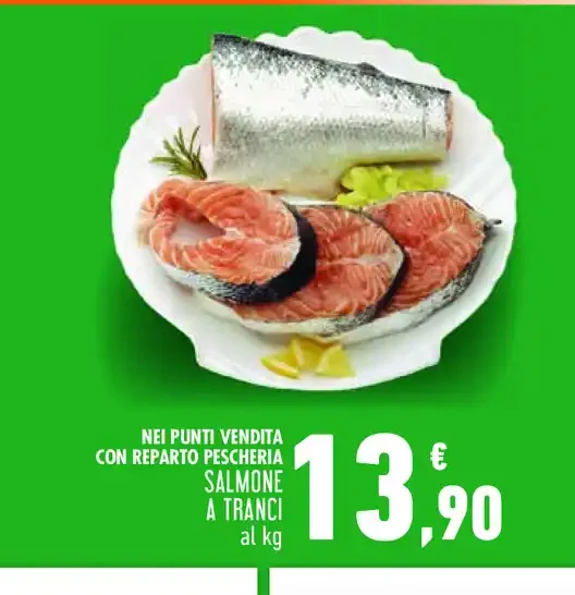 Salmone a tranci