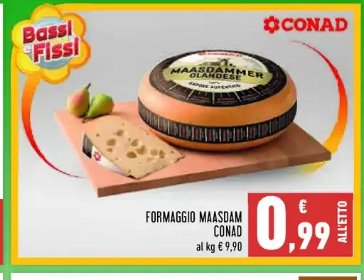 Formaggio Maasdam Conad