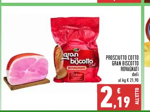 Prosciutto cotto Gran Biscotto Rovagnati