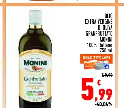 Olio extravergine di oliva Monini