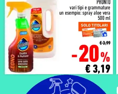 Detergente legno Pronto