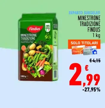 Minestrone tradizione Findus
