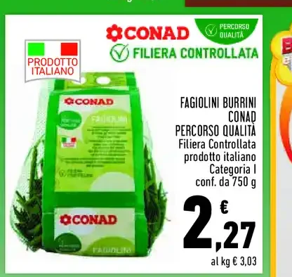Fagiolini Burrini Conad