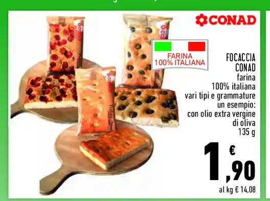 Focaccia Conad