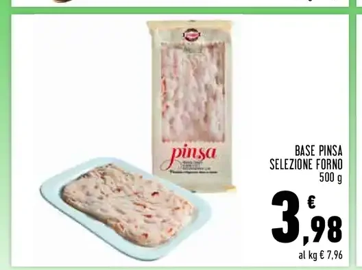Base pinsa selezione forno