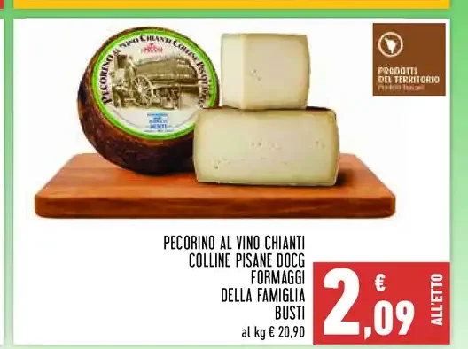Pecorino al vino Chianti