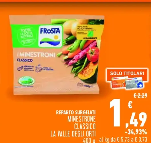 Minestrone classico La Valle degli Orti