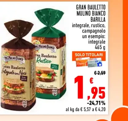 Gran Bauletto Mulino Bianco Barilla