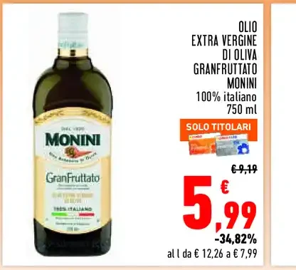 Olio extravergine di oliva Monini