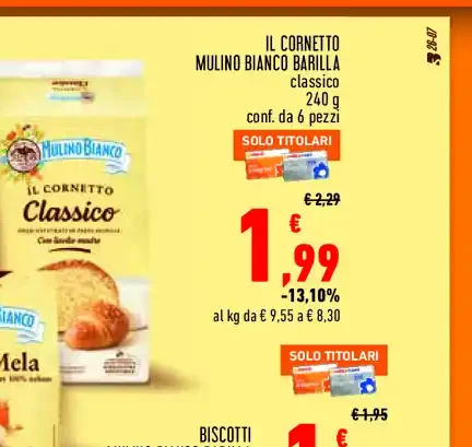 Il Cornetto Mulino Bianco Barilla