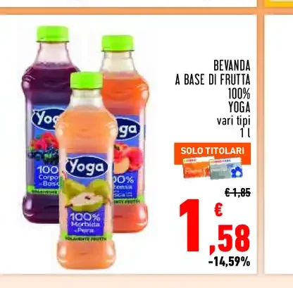 Bevanda a base di frutta Yoga