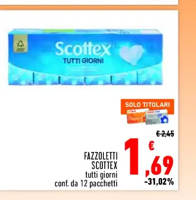 Fazzoletti Scottex Tutti Giorni