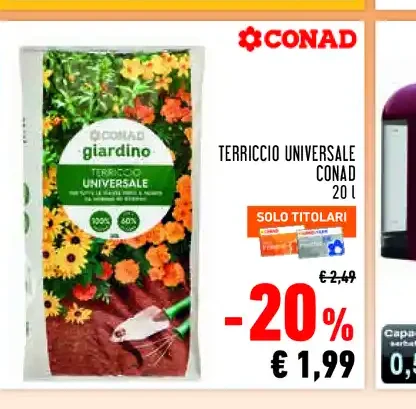 Terriccio universale Conad