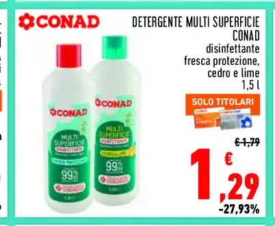 Detergente multi superficie Conad