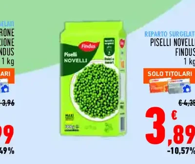 Piselli novelli Findus