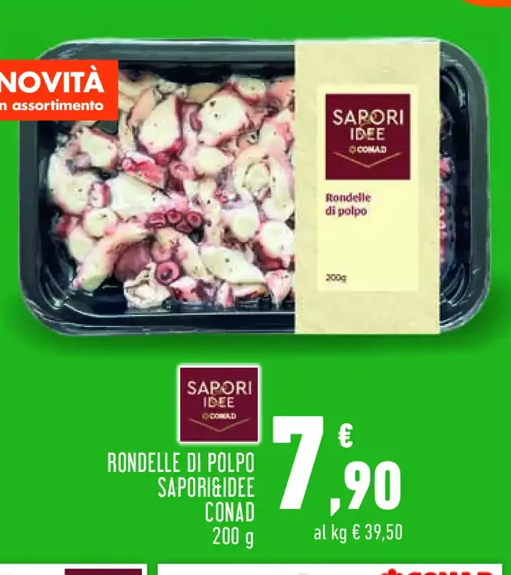 Rondelle di polpo Sapori&Idee Conad