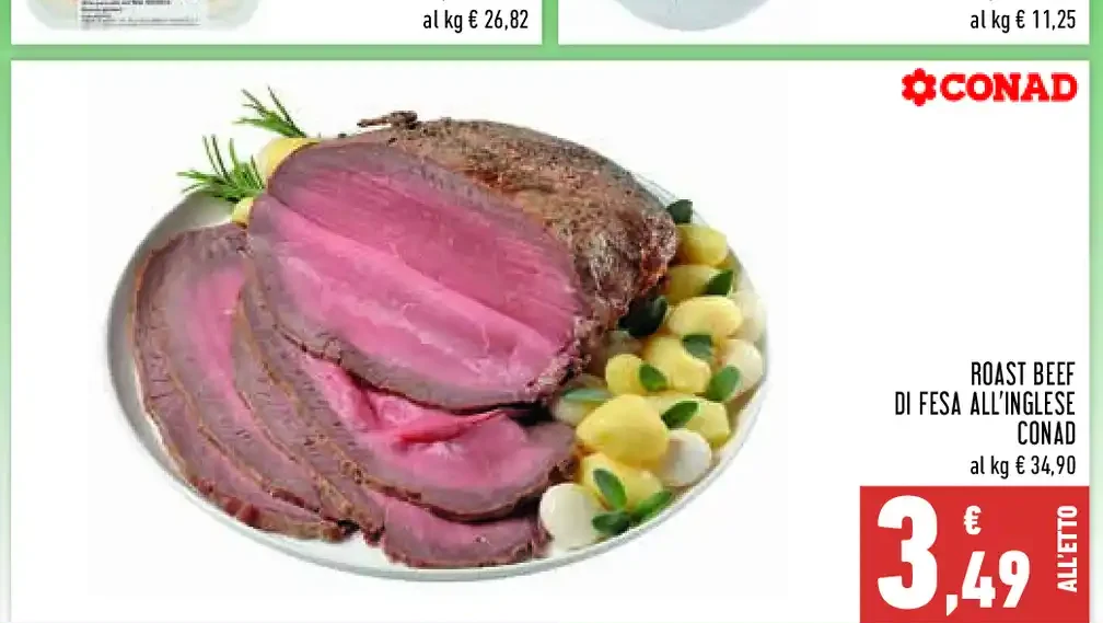 Roast beef di fesa all'inglese Conad