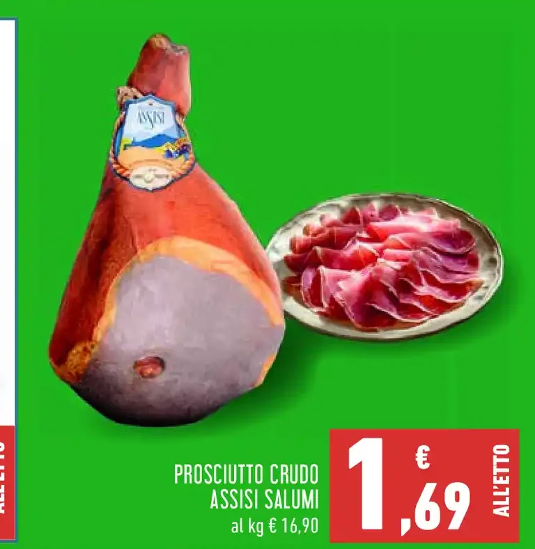 Prosciutto crudo Assisi Salumi