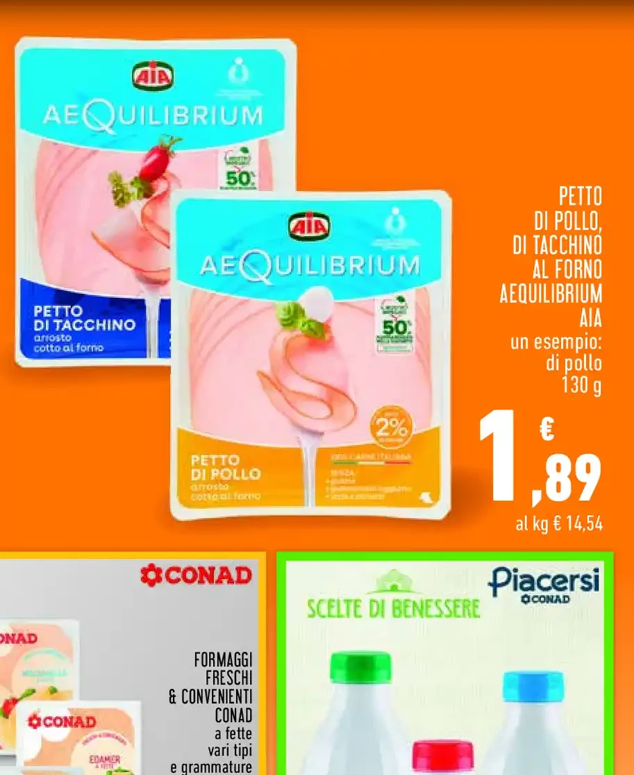 Petto di pollo o tacchino al forno Aequilibrium AIA