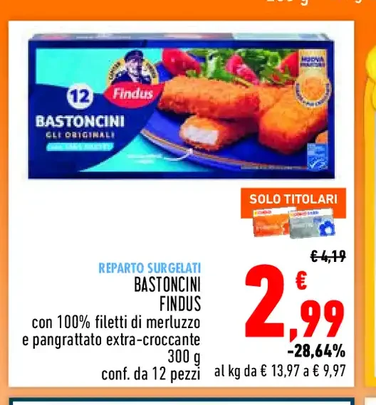 Bastoncini Findus