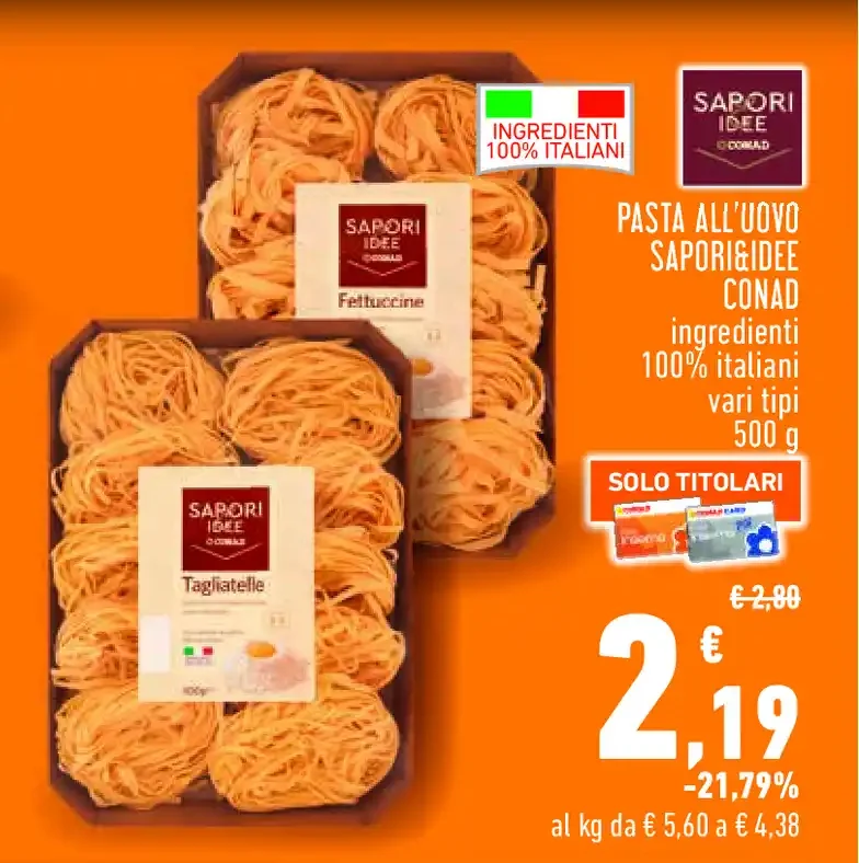 Pasta all'uovo Sapori&Idee Conad