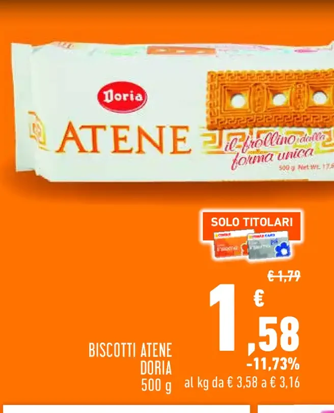 Biscotti Atene Doria