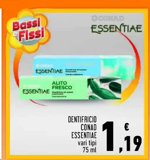 Dentifricio Conad Essential