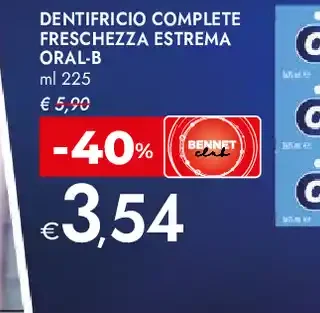 Dentifricio Complete Freschezza Estrema Oral-B