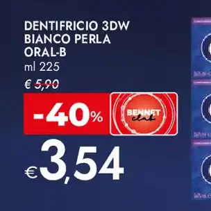 Dentifricio 3DW Bianco Perla Oral-B