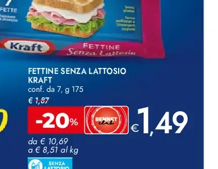 Fettine Senza Lattosio Kraft