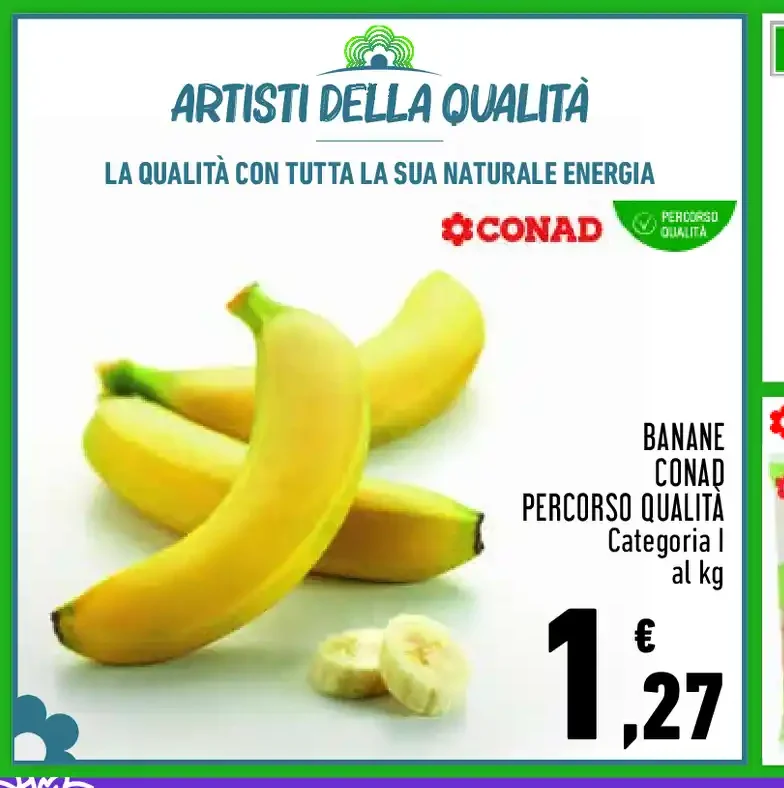 Banane Conad Percorso Qualità