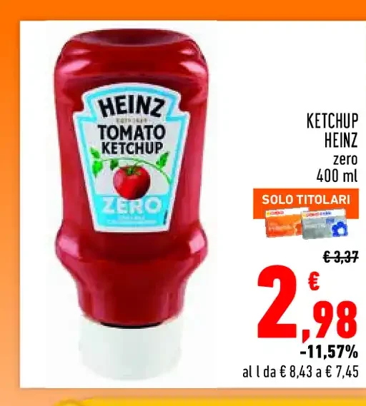 Ketchup Heinz Zero