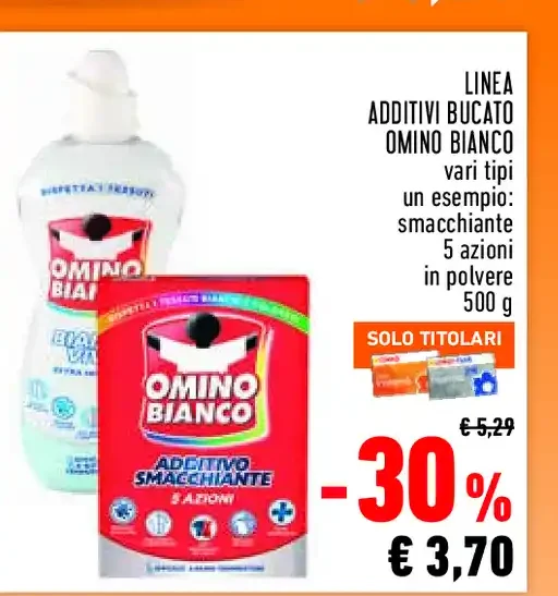 Additivo smacchiante Omino Bianco