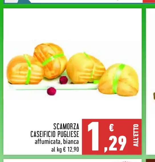 Scamorza caseificio pugliese